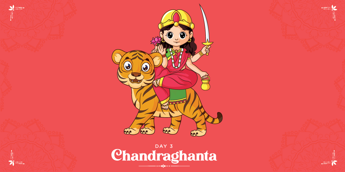 3rd day of Navratri is dedicated to Mata Chandraghanta