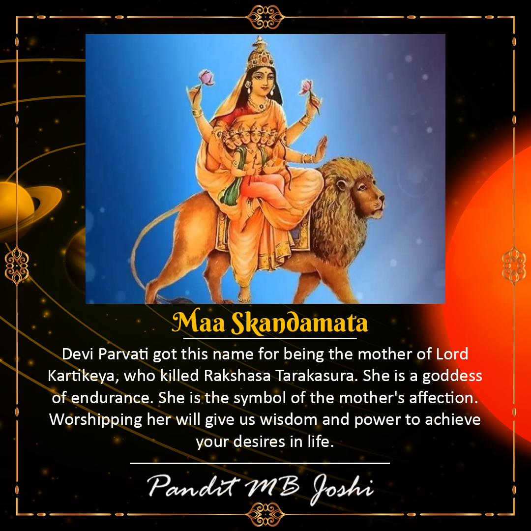 5th day of Navratri is dedicated to Mata Skandamata