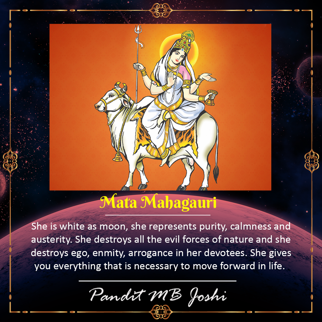 8th day of Navratri is dedicated to Mata Mahagauri