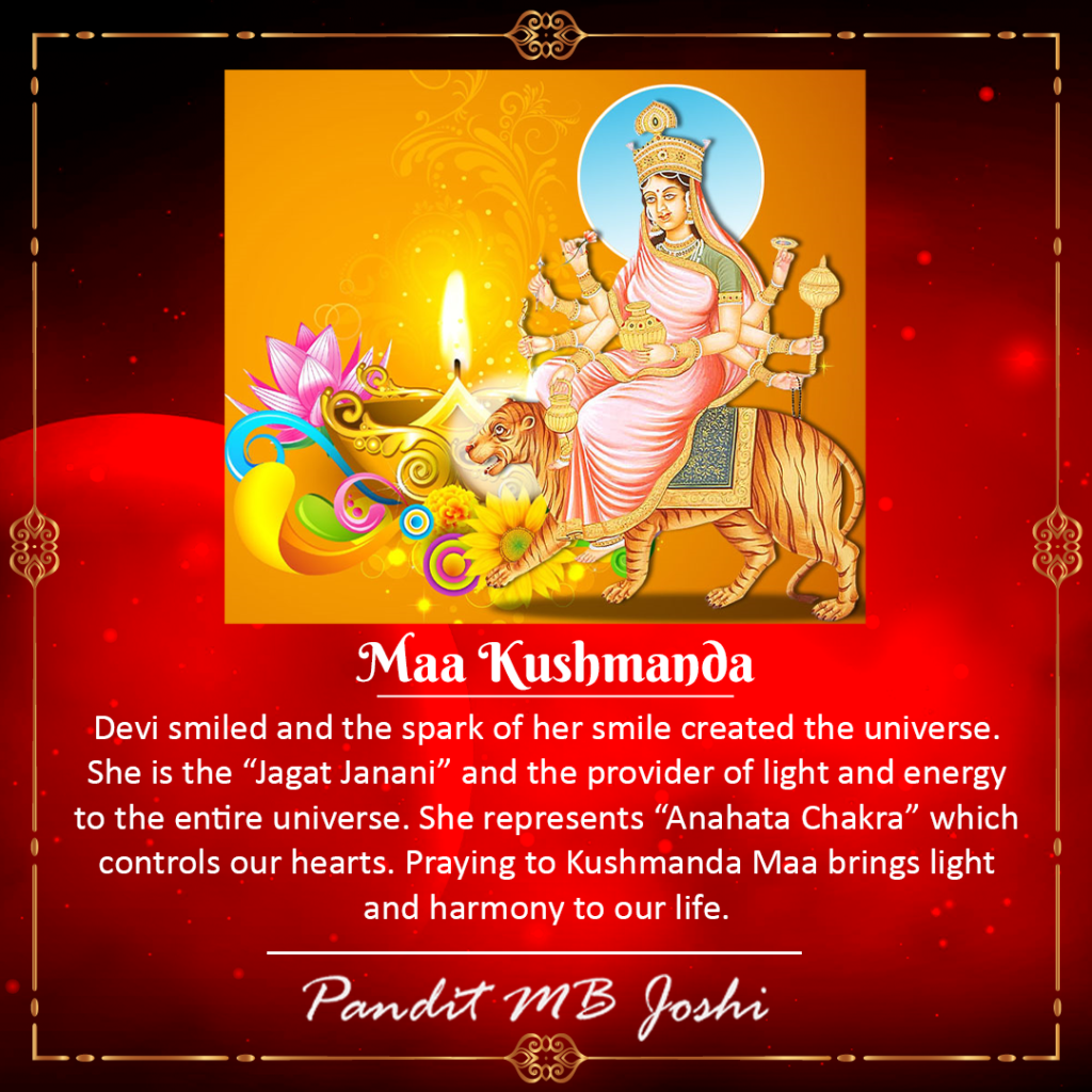 4th Day Of Navratri Is Dedicated To Mata Kushmanda 5496