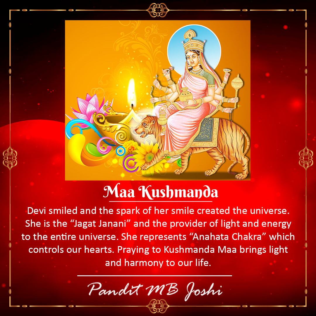 4th day of Navratri is dedicated to Mata Kushmanda